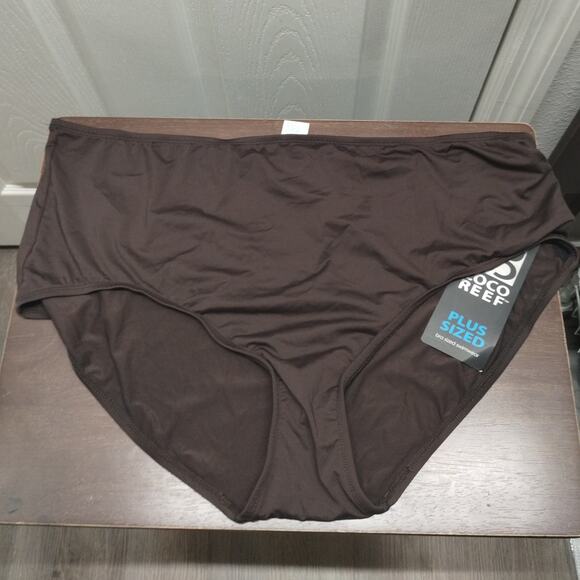 Coco Reef NWT Size 3X Brown Perfection Fit Swimsuit Separate Bathing Suit Bottom - Picture 1 of 6